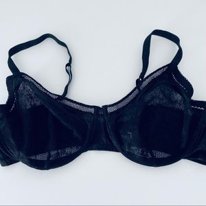Studio La Perla Black Lace Bra Size 38D